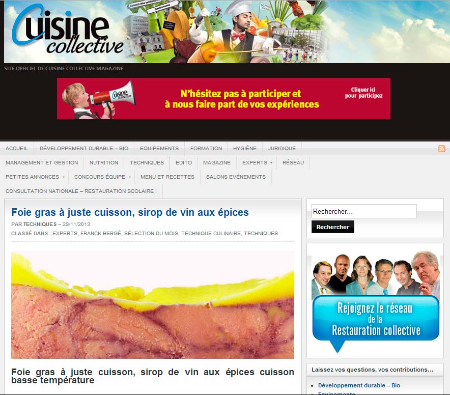 CUISINE COLLECTIVE - Cuisson Expertise